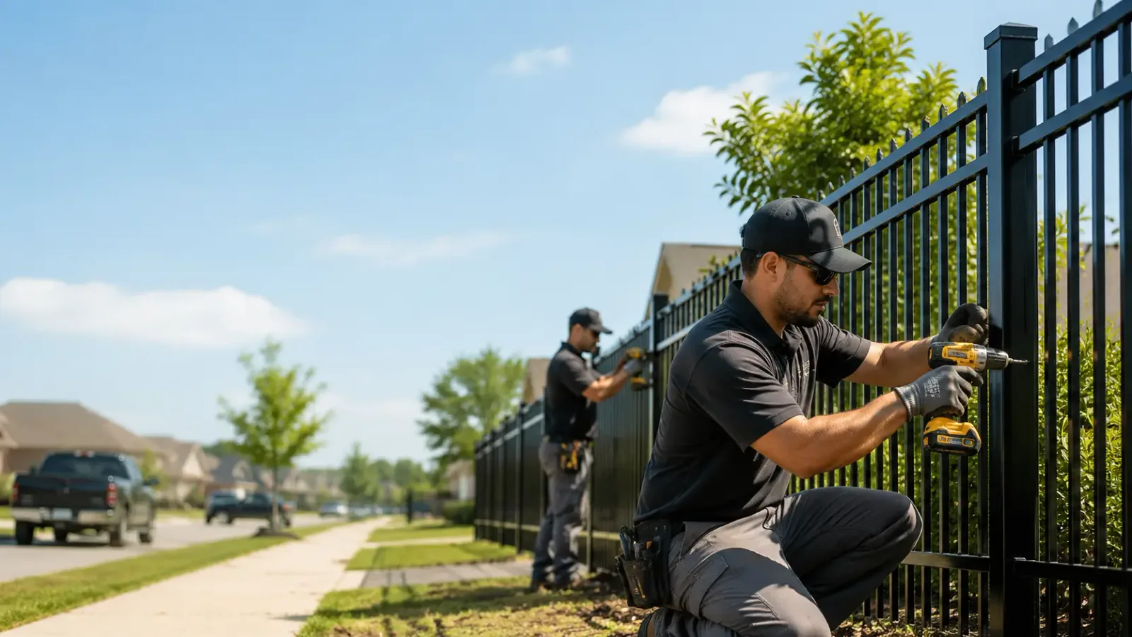 Metal Fence Installation in Garner, NC
